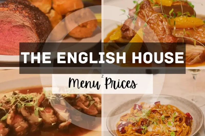 The English House Menu Singapore with PricesThe English House Menu Singapore with Prices